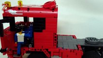 Lego technic RC scania 6x4 semi truck moc