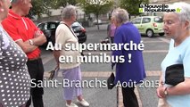 VIDEO. Saint-Branchs : au supermarché en minibus !
