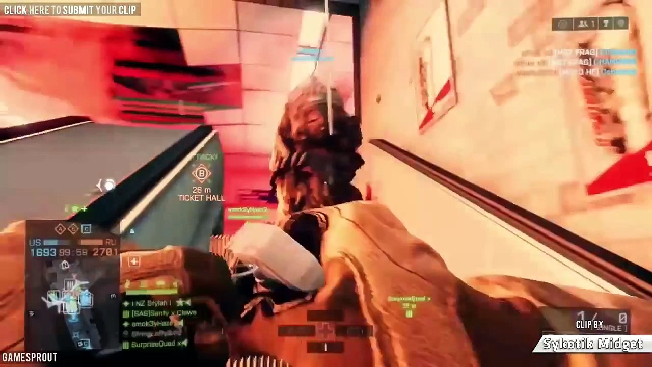 Battlefield 4 - Random Moments 27 (UCAV, Tank and Bomb to the FACE!)