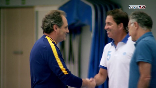 FCB Basket: Xavi Pascual visita l'entrenament del Barça Lassa B