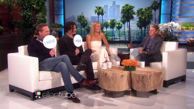 Джонни Депп и Гвинет Пэлтроу играют в Я никогда с русскими субтитрами