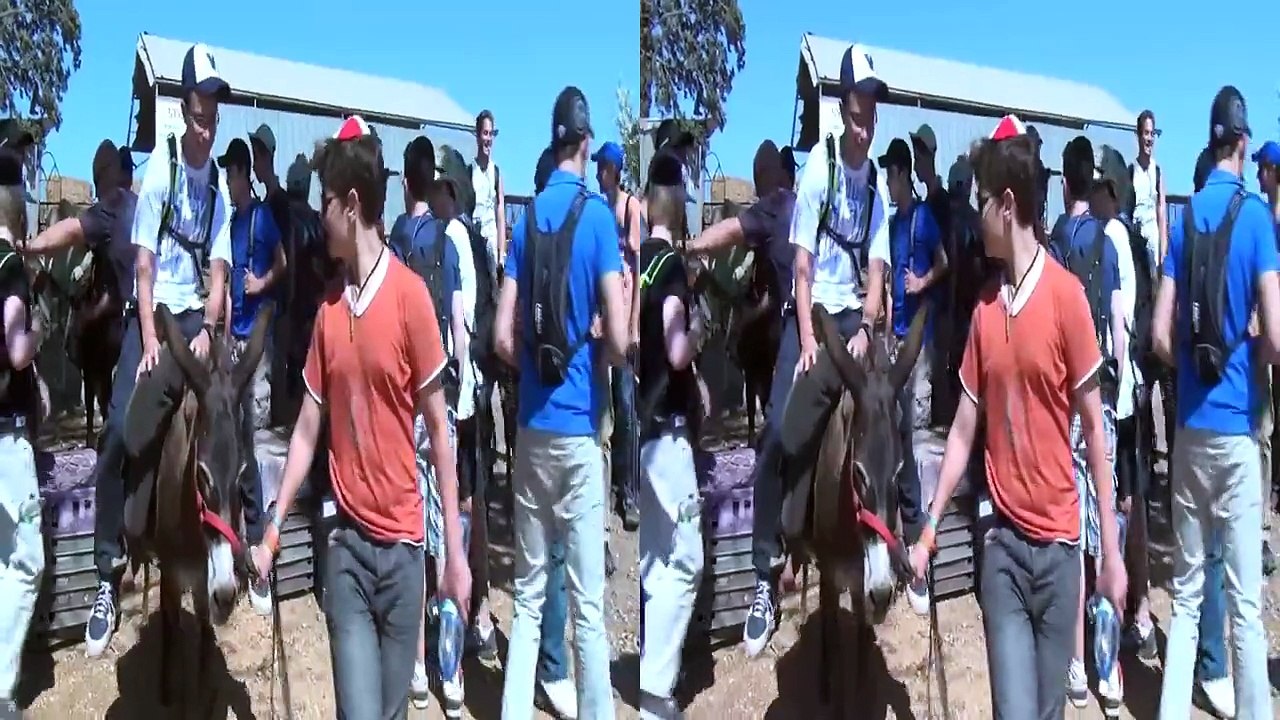 Camp Sdei Chemed Boys 2011 Har Arbel & Donkey Riding in 3D