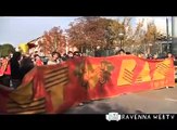 Ravenna - Virtus Vecomp Verona 23-10-2011 (9a giornata Serie D - Girone D) protesta ultras