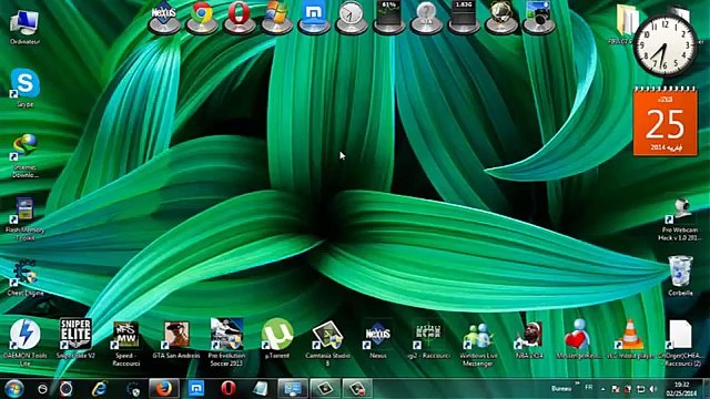 شرح تكبير و تصغير ايقونات سطح المكتب لاب توب