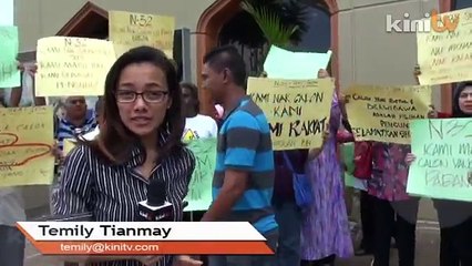 Protest as Najib appoints GE13 candidates