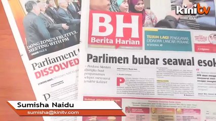 Parliament to dissolve on Wednesday?