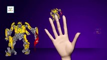 Transformers vs Dinosaurs Cartoon Finger Family Collection | Finger Family Children Nursery Rhymes
