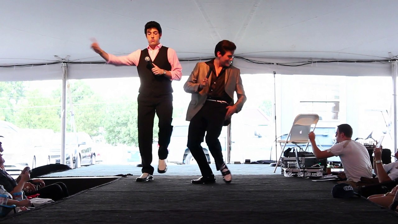 Austin Irby and Taylor Rodriguez sing 'Elvis Medley' Elvis week 2015