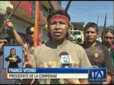 Más indígenas se suman a la toma de la Gobernación de Morona Santiago