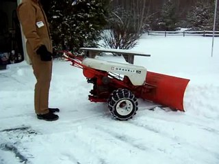Gravely Snow Plowing