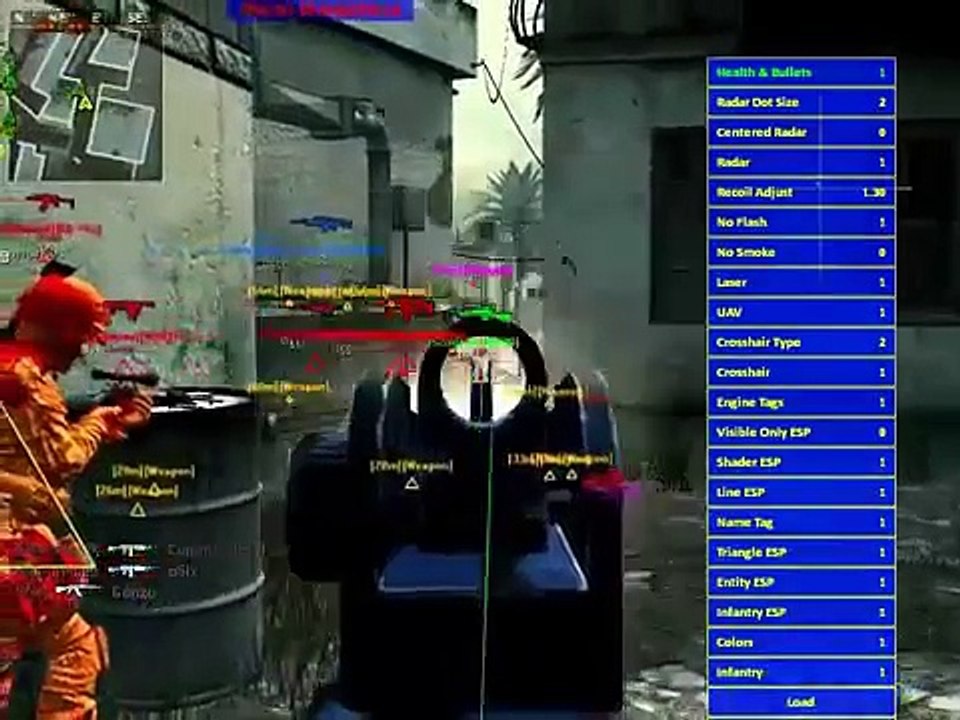 New Call of duty WALLHACK COD4 Modern warfare