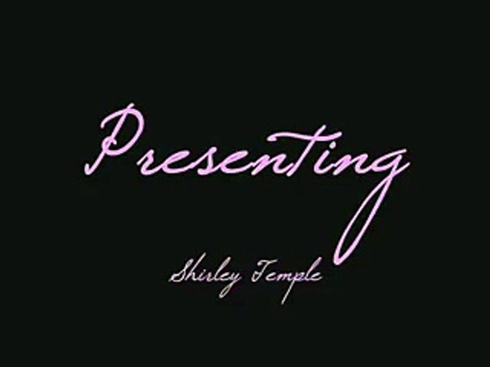 shirley temple-apple of my eye