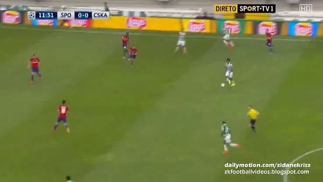 Teofilo Gutierrez 1_0 _ Sporting v. CSKA Moscow - UCL 15-16 Play-offs 18.08.2015 HD