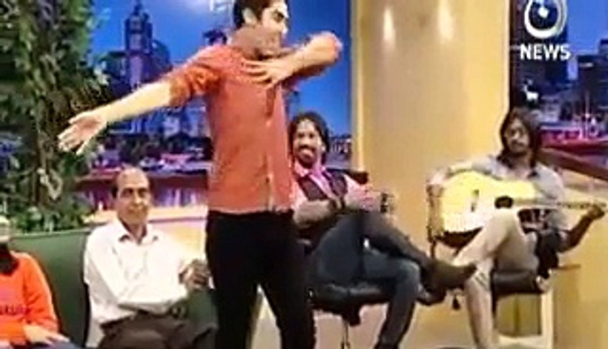 A Boy Dancing On Chityan Kalayan On Live Morning Show
