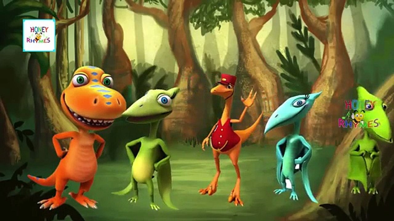 Dinosaur Train V Doki Cartoon Finger Family Rhymes Collection | Crazy Finger Family Rhymes & Songs