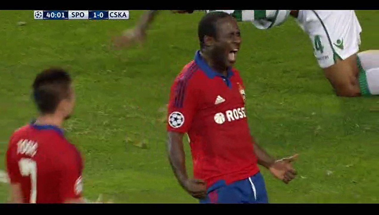 Goal Doumbia - Sporting 1-1 CSKA Moscow - 18-08-2015