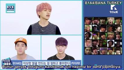 [TÜRKÇE ALTYAZILI] 150810 ASK IN A BOX - B1A4