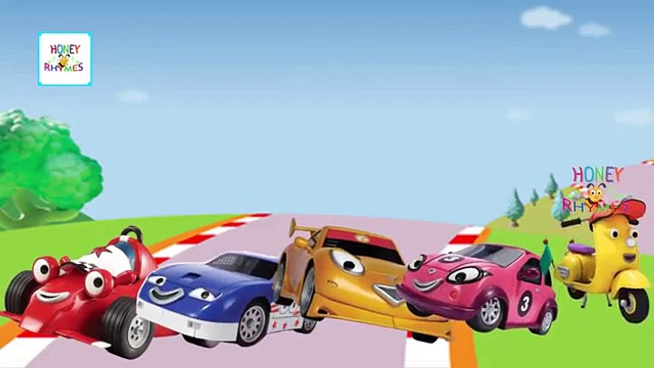 Roary The Racing Car And Monster Truck Cartoon Animation Finger Family Nursery Rhymes Collection