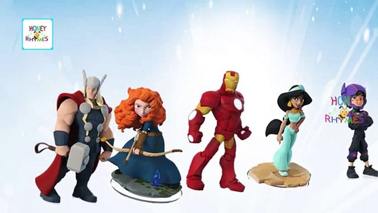 Disney Infinity And Pingu Cartoons Funny Finger Family Children Nursery Rhymes | Finger Family Songs