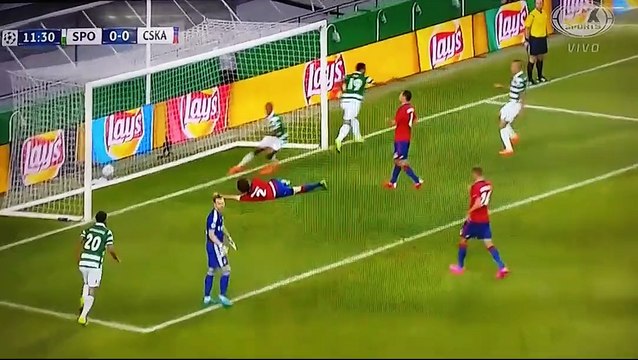 André Carrillo: gran pase del peruano previo al gol de Sporting Lisboa (VIDEO)