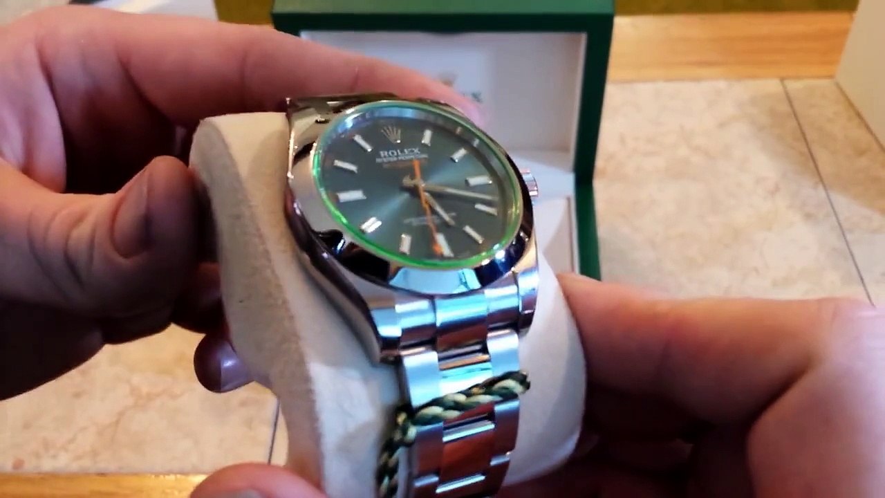 Rolex Z Blue Milgauss Un-boxing and Review