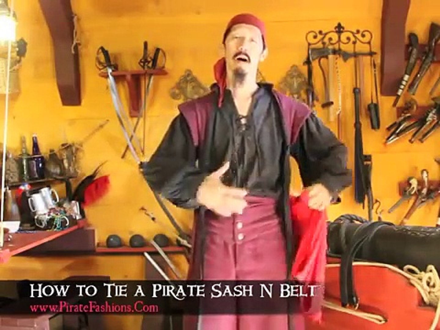 Pirate belt clearance sash