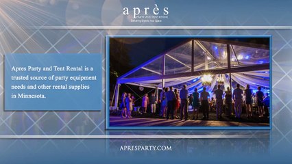 Apres Party and Tent Rental - A Family Grown Business for 26 Years