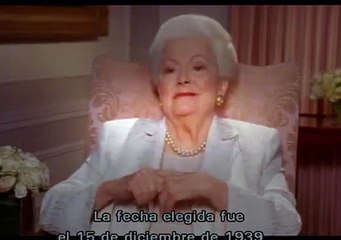 Olivia de Havilland recuerda el estreno de "Lo que el viento se levó" (Gone with the wind)