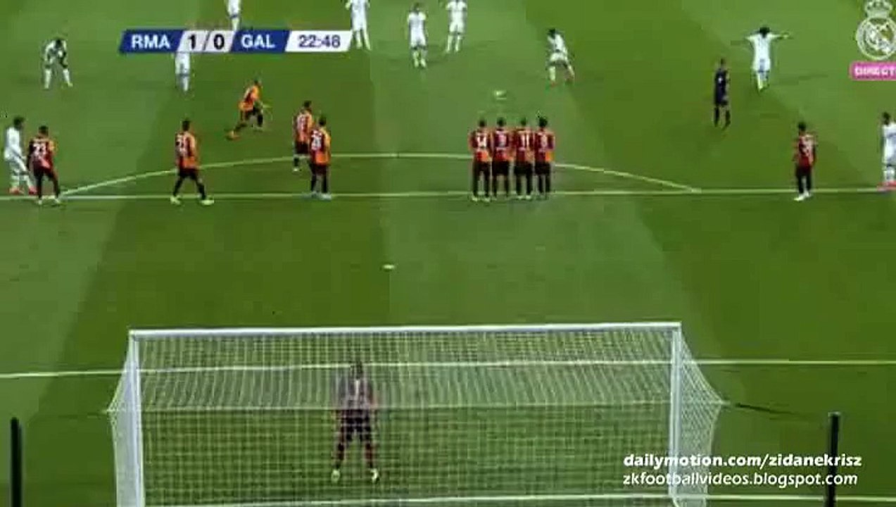 Cristiano Ronaldo Amazing Free-Kick _ Real Madrid v. Galatasaray - Trofeo Bernabeu 18.08.2015 HD