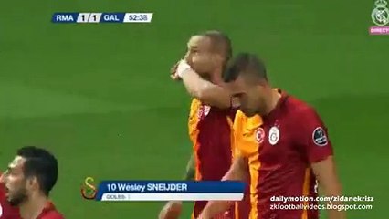W.Sneijder Fantastic GOAL HD REAL MADRID VS GALATASARAY 18.08.2015 HD