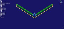 Flapping wing mechanism (spherical linkage mechanism)