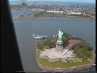 Helikopter-Rundflug über New York 1996 (mit Blick auf World Trade Center)