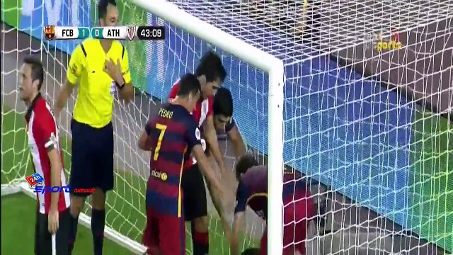 اهداف مباراة برشلونة 1-1 أتلتيك بيلباو كأس السوبر الأسباني 2015/8/17