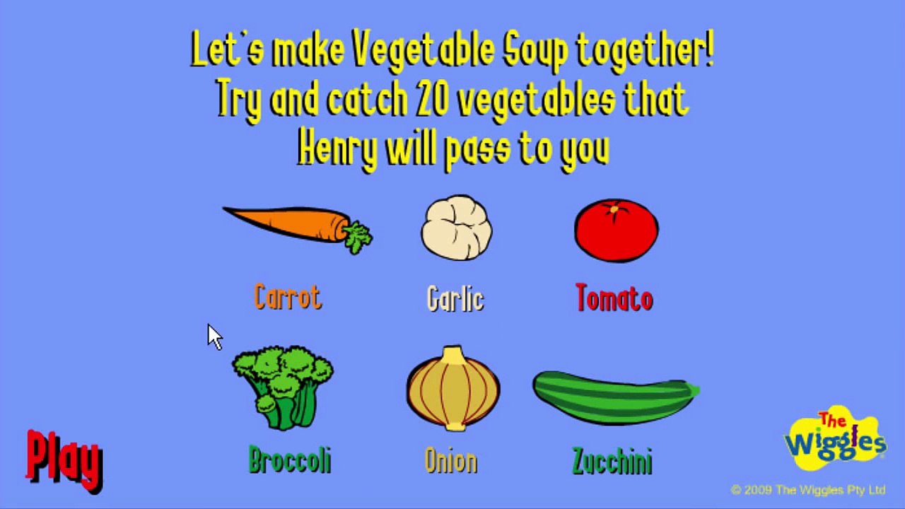 Wiggles Vegetable Soup Game Animation Sprout PBS Kids Game Play Walkthrough