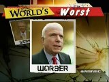Keith Olberman: Worst Person in the World John McCain 11/30