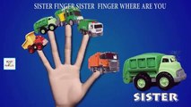 Finger Family Collection | Monster Garbage Trucks Vs Dragons Cartoons For Children Nursery Rhymes