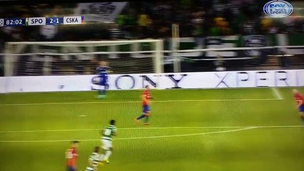 André Carrillo y su fabuloso pase de taco para gol del Sporting Lisboa (VIDEO)