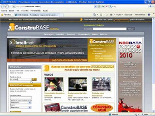 Neodata Precios Unitarios 2010 - ConstruBASE (2).wmv