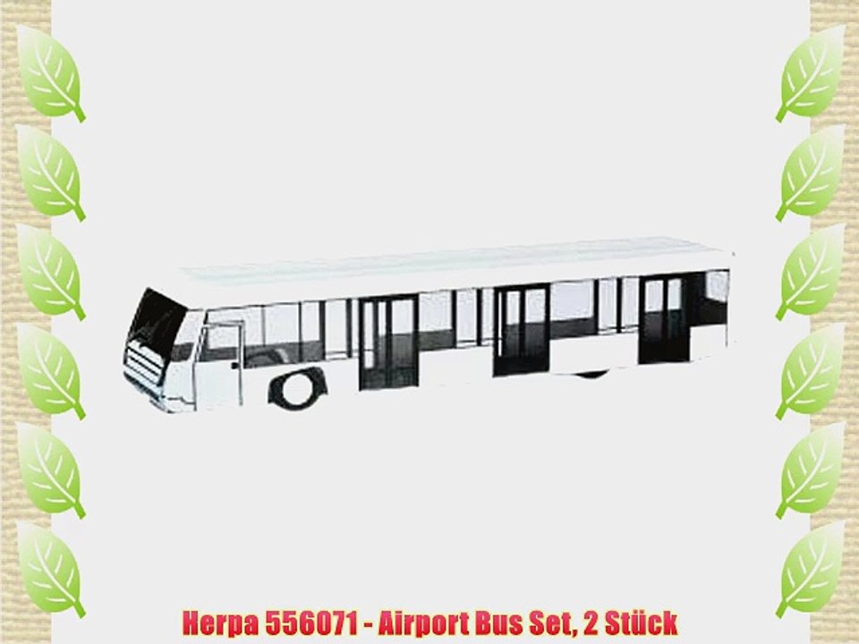 Herpa 556071 - Airport Bus Set 2 St?ck