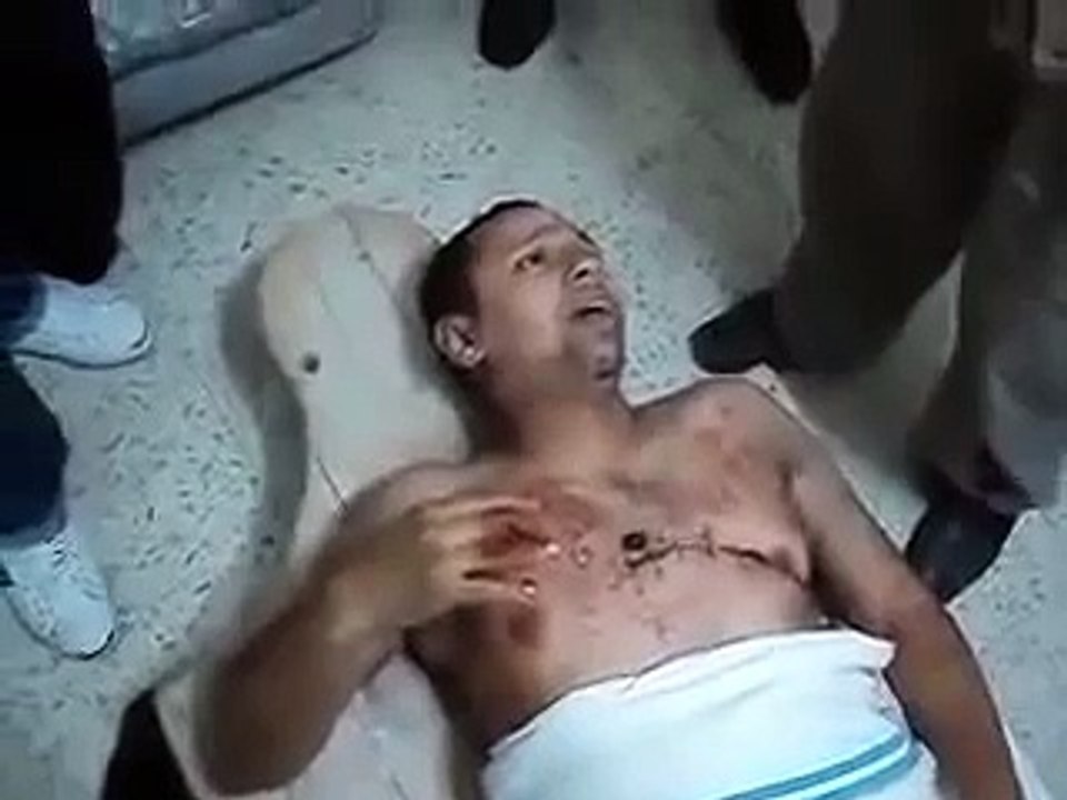 Mort soir 13 janvier après le discours de Ben Ali - Vidéo 1 - Tunisie