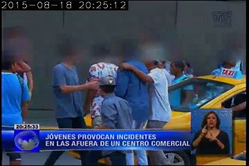 Incidentes entre jóvenes en Guayaquil en un centro comercial de Guayaquil