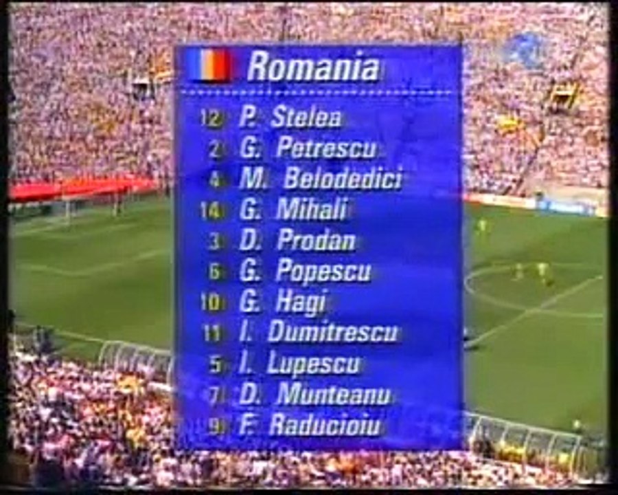 ROMANIA - COLUMBIA USA '94 Rezumat (comentariu original)