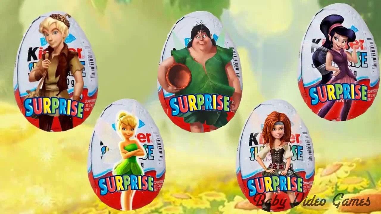 Surprise Eggs for Children TinkerBell Disney Finger Family Kinder Songs Nursery Rhymes