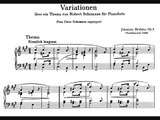 Brahms - Variations on a Theme of Robert Schumann, Op. 9 - Katchen