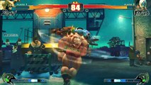 Street Fighter IV - Zangief Vs. El Fuerte (Gameplay)