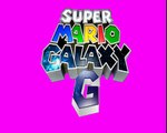 Super Mario Galaxy G Title - Test with pink background