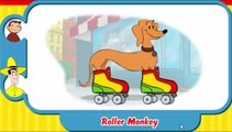 Curious George Roller Monkey Cartoon Animation PBS Kids Game Play Walkthrough