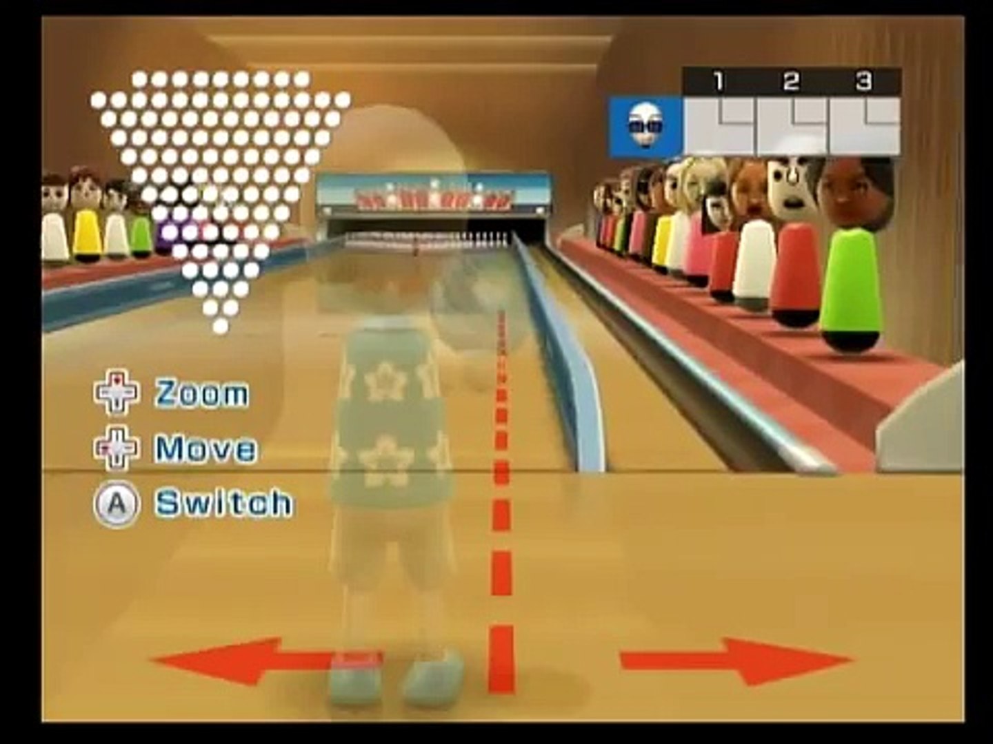 Wii Sports Resort Bowling 100 Pin Game Secret Strike Video Dailymotion