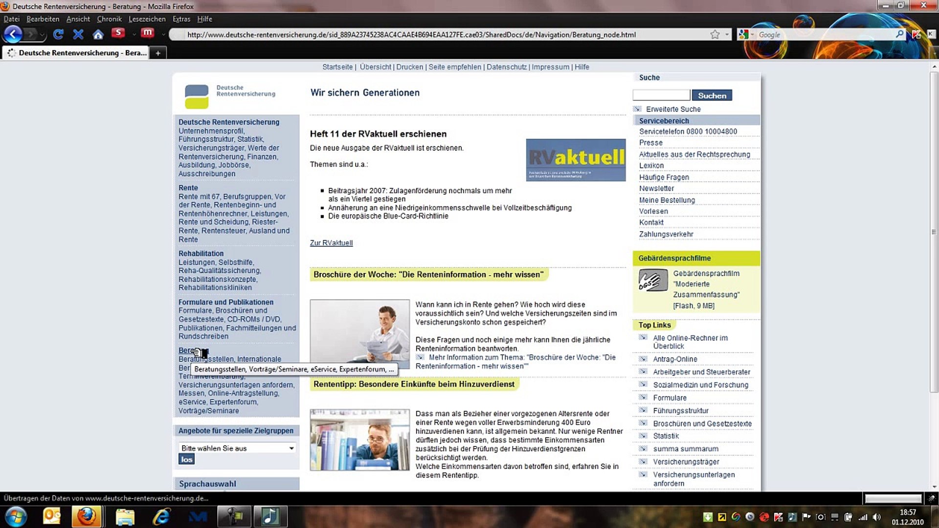 Online Terminvergabe Bei Der Deutschen Rentenversicherung Video Dailymotion