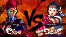 Uryo [Sakura] vs yuzuponX3 [Viper] SSF4 Japanese Online Ranked Matches - TRUE-HD
